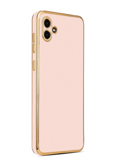 More Tr Samsung Uyumlu Galaxy A04 Kılıf Mtr Bark Kapak - Rose Gold