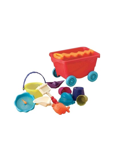 B. Toys Kırmızı Plaj Vagonu 18 Ay+