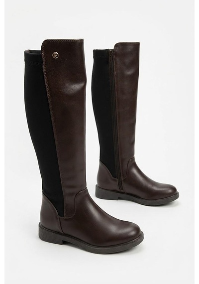 Pierre Cardin 52066 Kahve Arkası Strej Kaymaz Taban Kadın Çizme