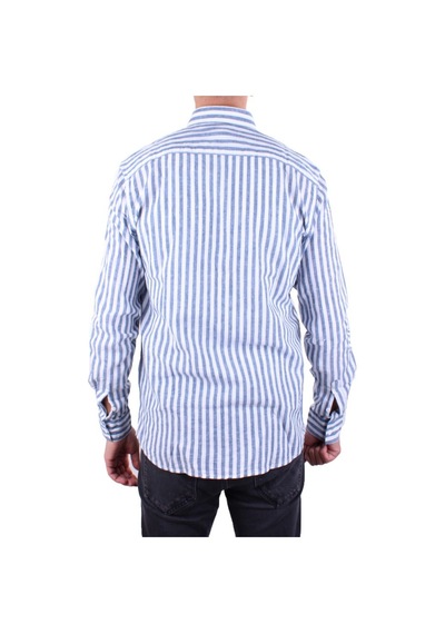 Twister Jeans Twister 1905 Lacivert Çizgili Uzun Kol Günlük Pamuk Karışımlı Keten Erkek Gömlek Lacivert Twister Jeans Twister 1905 Lacivert Çizgili Uzun Kol Günlük Pamuk Karışımlı Keten Erkek Gömlek Lacivert
