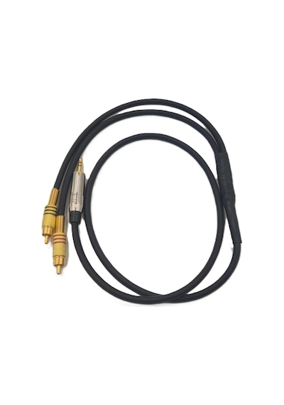 Aux Rca Kablo 2 Metre - %100 Bakır 6mm Kablodan Bir Tarafı Aux Diğer Tarafı Rca Kablo - 2 Metre