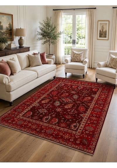 Eko Halı Pietra Pta 24 Red Sıcak Renk Tonlarını Etnik Desenlerle Buluşturan Yumuşak Tuşeli Salon Halısı Oturma Odası Halısı Mutfak Halısı Modern Makine Halısı Kırmızı - Kırmızı Eko Halı Pietra Pta 24 Red Sıcak Renk Tonlarını Etnik Desenlerle Buluşturan Yumuşak Tuşeli Salon Halısı Oturma Odası Halısı Mutfak Halısı Modern Makine Halısı Kırmızı - Kırmızı