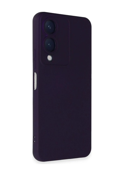 Uryport Vivo Y17s Kılıf Nano İçi Kadife Silikon - Mor