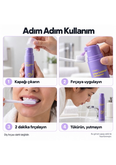 Yues Üzümlü Sakız Aromalı Florürlü Pompalı Diş Macunu 60 G Beyazlatma