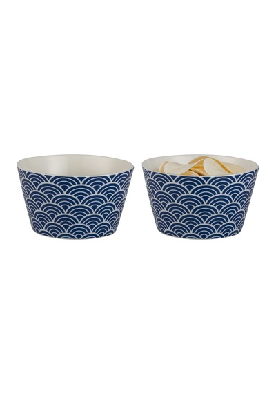 Miller 2'li Kase Seti - Mavi/beyaz - 10 Cm 8684427182383 Çok Renkli