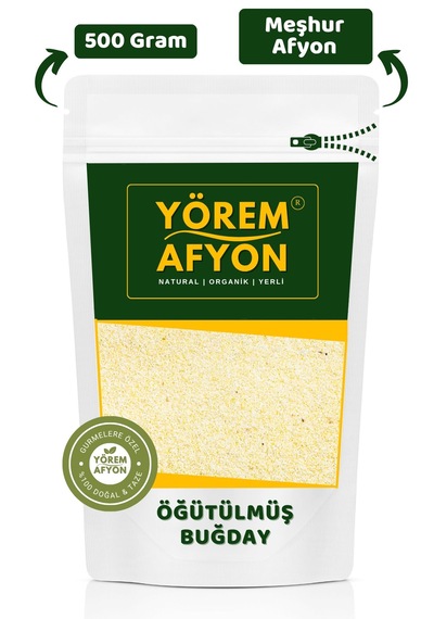 Yörem Afyon Meşhur Afyonkarahisar Günlük Taze Öğütülmüş Buğday Göce Triticum Aestivum 500gr.