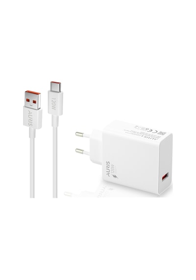 Auris ARS-CH37 120W Usb To Type C Yüksek Hızlı Şarj Aleti Seti