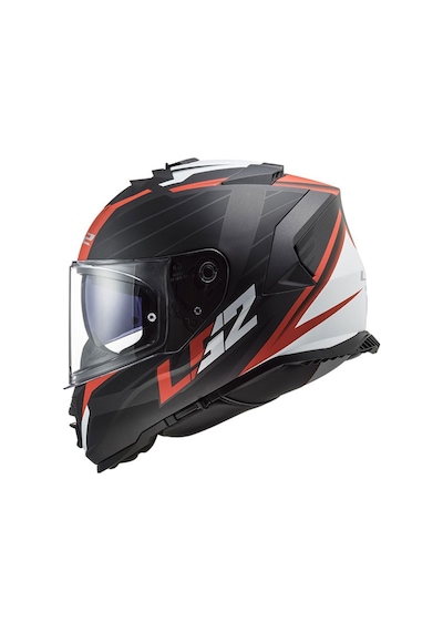 Ls2 Storm Kask Nerve Mat Siyah Kırmızı