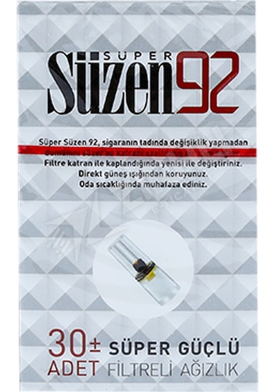 3 Adet Süzen 92 Sigara Filtresi 24'lü Ahşap