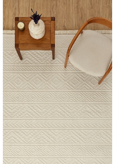 Kaşmir Halı 7/24 İskandinav Luvin 100x300 CM Salon Mutfak Halısı Yolluk Kilim