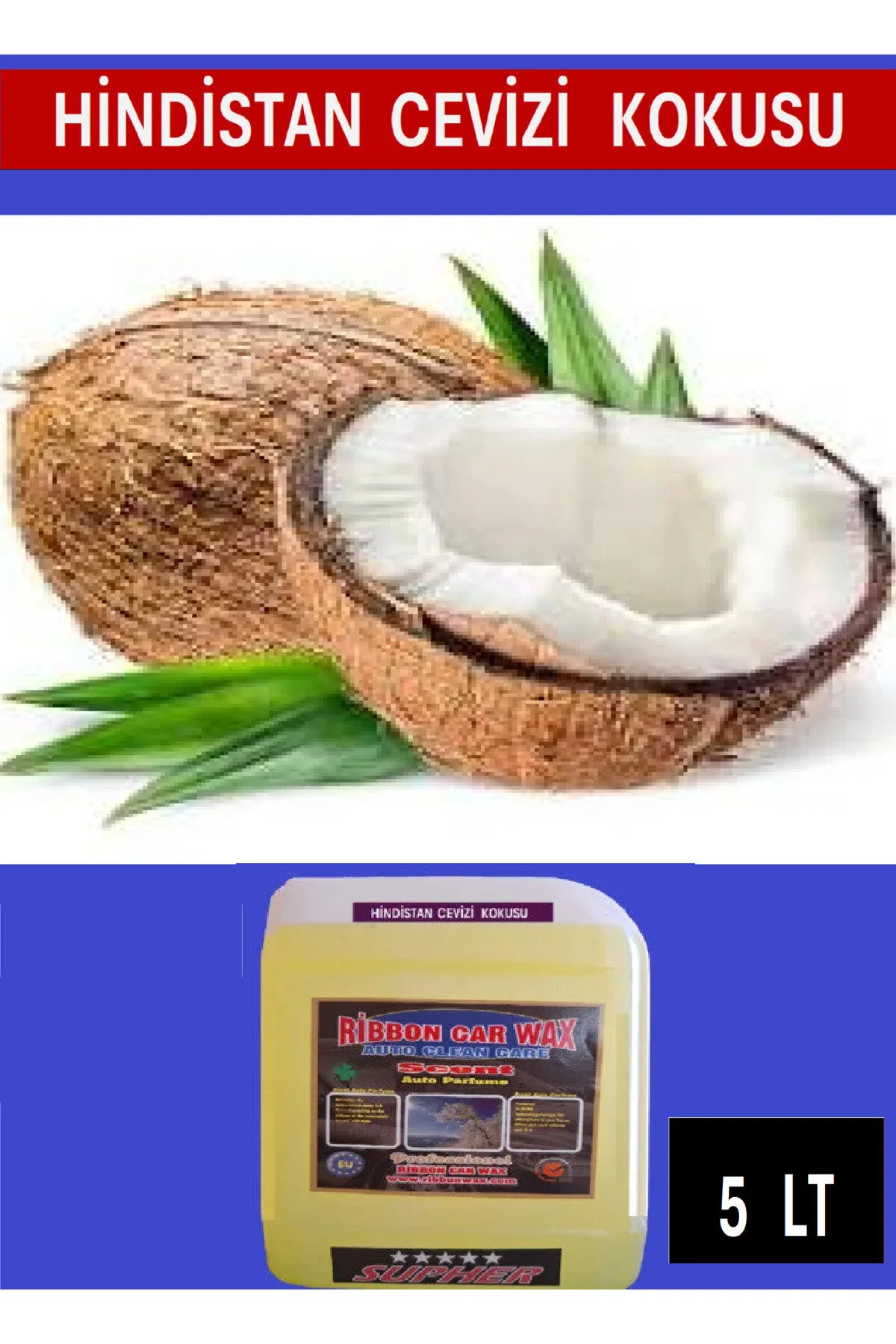 Rb Scent Oto - Oda Parfüm Hindistan Cevizi Oto Kokusu 5 Lt Meyva