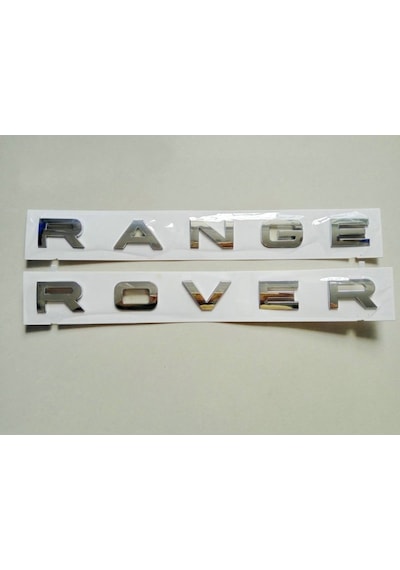 Range Rover Evoque Kaput Ve Bagaj Yazısı Krom Renk