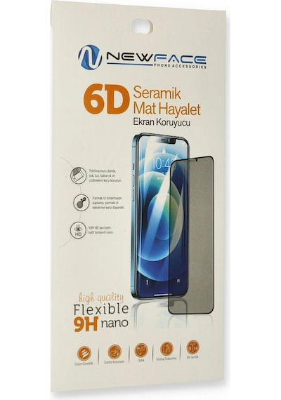 Apple, Uyumlu iPhone 13 Pro Max 6d Mat Seramik Hayalet Nano Ekran Koruyucu