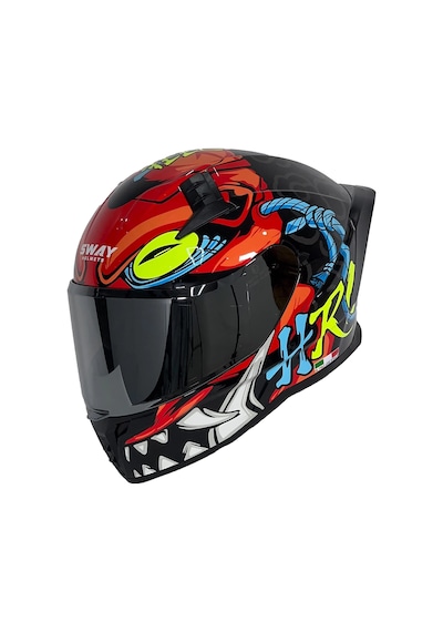 Kask Sway Sw 869 Hero Full Face Çok Renkli