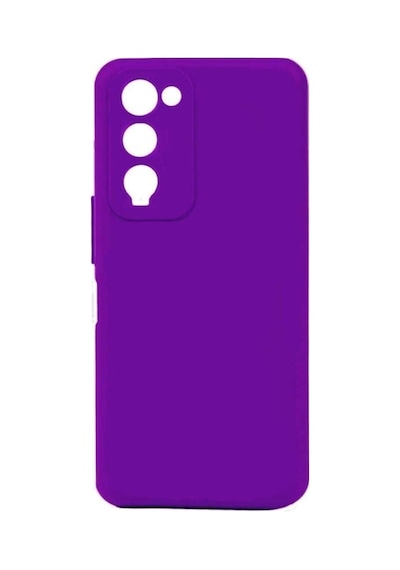 Tecno Camon 18/ 18t/ 18p Kılıf Esnek Soft Tasarım Kılıf Ve Nano Ekran Koruyucu Col177203-mor