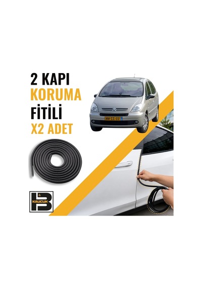 Citroen Xsara Picasso Kapı Koruma Fitili-iki Kapı-siyah-bm1247