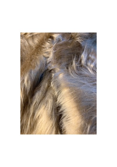 İthal Yumuşak Paris Peluş Kumaş Yüksek Kalite 50 150 Cm Bej Bej