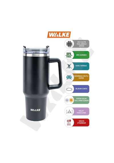 Walke Luxury Pipetli Bardak Termos 1.2 Litre