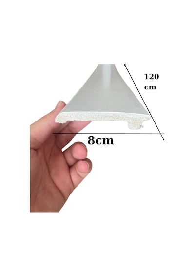 8cmx120cm Munut Pvc Süpürgelik Suya Neme Dayanıklı Pvc Parke Seramik Salon Mutfak Süpürgeliği