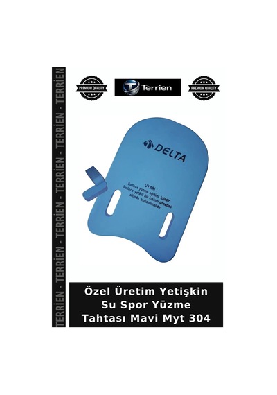 Özel Üretim Yetişkin Su Spor Yüzme Tahtası Mavi Myt 304