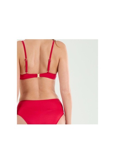 Louren Kadın Kırmızı/petrol Aksesuar Detaylı Kaplı Balenli Straplez Bikini Takımı Kırmızı Louren Kadın Kırmızı/petrol Aksesuar Detaylı Kaplı Balenli Straplez Bikini Takımı Kırmızı