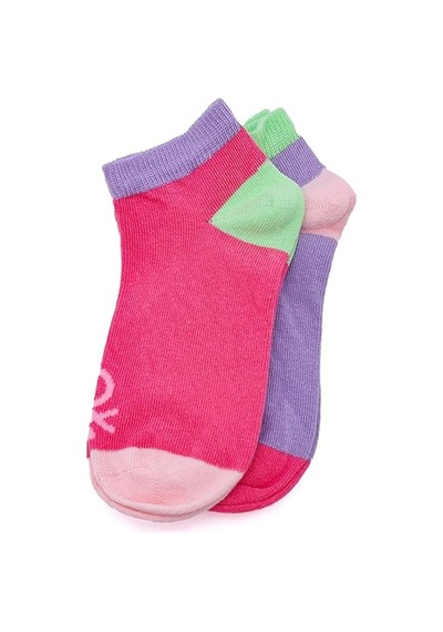 United Colors Of Benetton Benetton 2'li Çorap Bnt-g24059 Fuşya