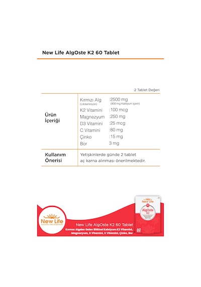 Algoste K2 60 Tablet