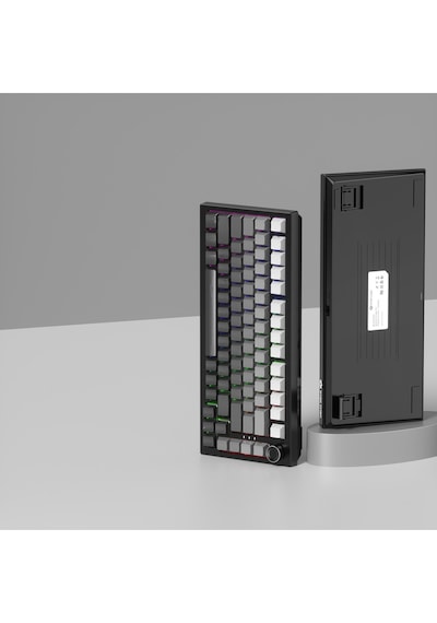 136 Tuş Siyah- Beyaz Kademeli Keycap- Mekanik Klavye Tuş Takımı