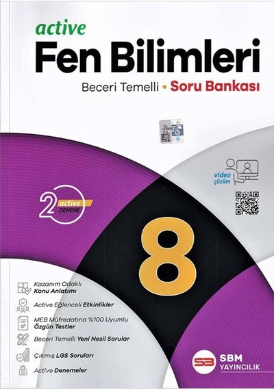 Sbm Active Fen Bilimleri Beceri Temelli 8. Sınıf Lgs Soru Bankas