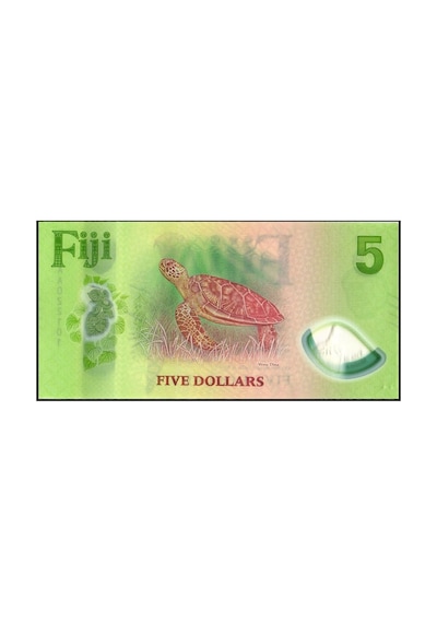 Fiji 5 Dolar 2026 Polymer P 125, Kağıt Para Çil Unc Koleksiyon Para