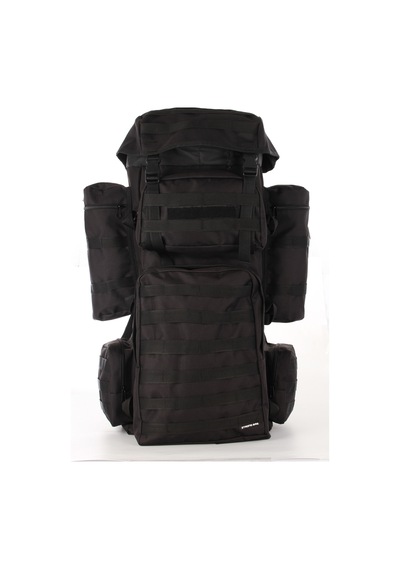 Strong Bag Strong 110 Lt Outdoor Askeri Operasyon Sırt Çantası Dağcı Kamp Arazi Çantası Seyahat Gezi Çantası Siyah
