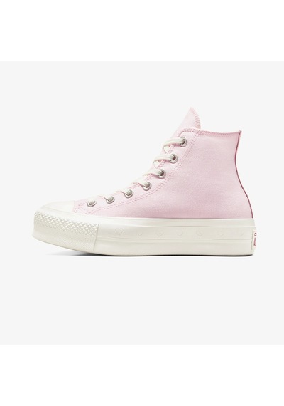 Converse Chuck Taylor All Star Lift Hearts Unisex Pembe Platform Sneaker