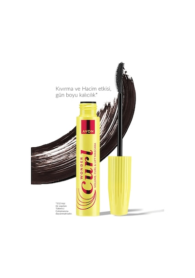 Avon Wonder Curl Volume Curl & Lift Maskara Brown Black