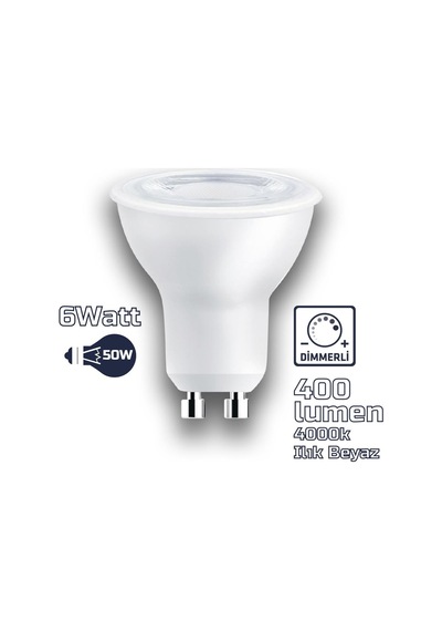 Erd-285 Gu10 220v 6w 4000k Cob Led Ampul