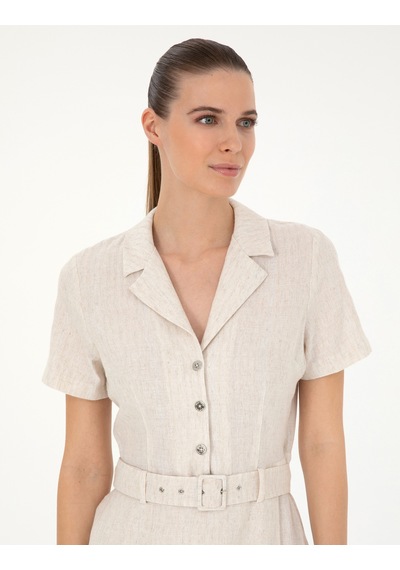 Pierre Cardin Kadın Kum Tulum Dokuma 50284673-vr085 Kum Bej