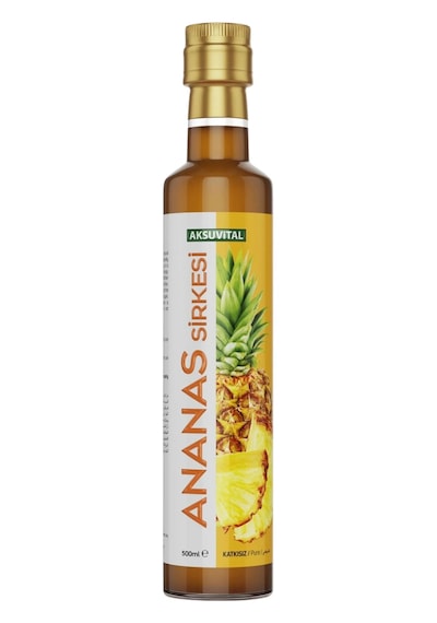 Aksu Vital Ananas Sirkesi Doğal Fermente - Bromelain Etkili 500ml