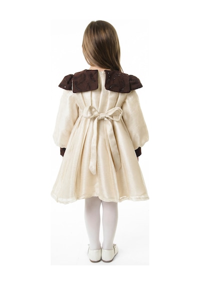 Xo Kids Kız Çocuk Elbise 2-6 Yaş 1012 Ekru