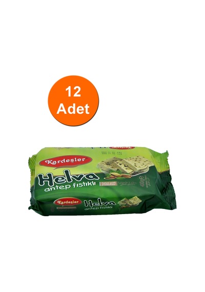 Kardeşler Antep Fıstıklı Tahin Helva 12 x 400 G