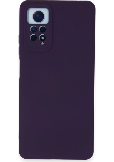 Newface Xiaomi Redmi Note 12 Pro 4g Kılıf Nano İçi Kadife Silikon Semeglbl - 86 - Mor