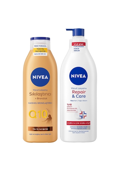 Tr Repair&care Nemlendirici Vücut Losyonu 400ml Ve Sıkılaştırıcı Bronzluk Losyon 250ml, Kaşıntılı Cilt