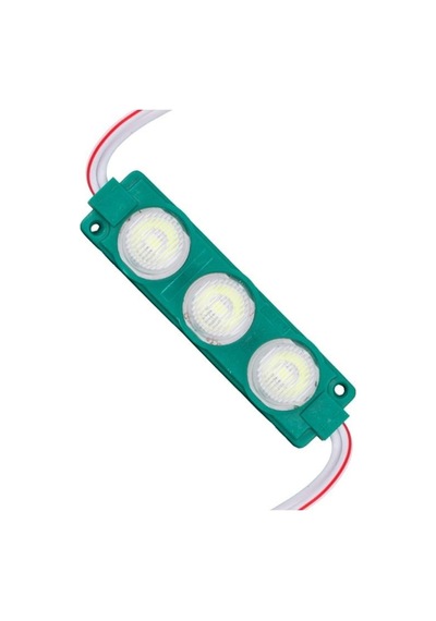 12v Parmak Lamba 3-ledli Mercekli Yeşil 74 20 Mm