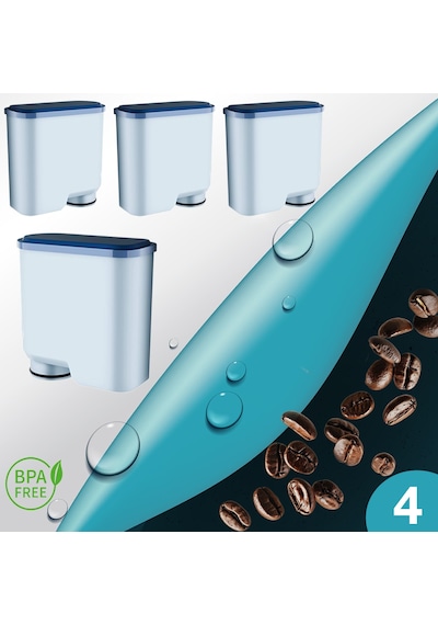 Pure Kafe Ph012 - Philips Uyumlu Saeco Aquaclean İçin 4 Adet Kahve Makinesi Su Filtresi