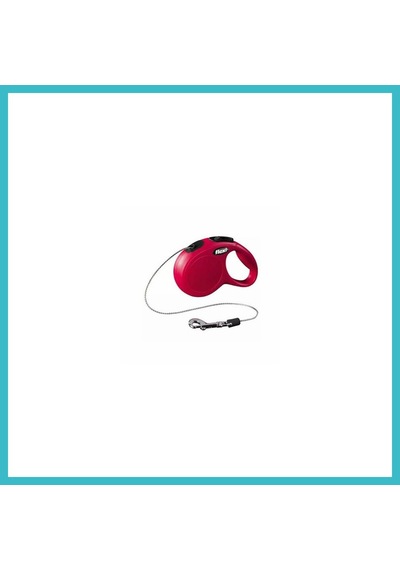 Flexi New Classic Otomatik İp Köpek Gezdirme Tasması Xsmall 3 Mt Kırmızı Dfnbez