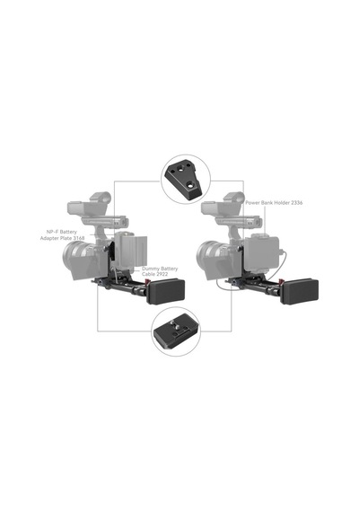 Smallrig 4063b Kompakt V-mount Plaka Sistemi
