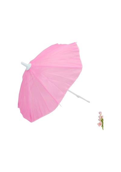Dekoratif Süs Şemsiyesi. 25 CM - Pembe