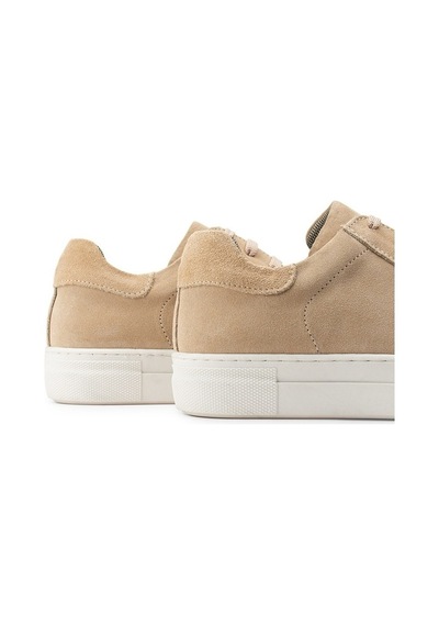 Deery Hakiki Süet Bej Sneaker Kadın Ayakkabı Bej