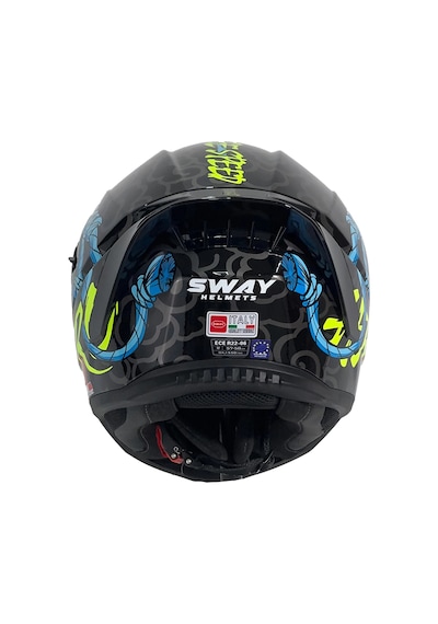 Kask Sway Sw 869 Hero Full Face Çok Renkli