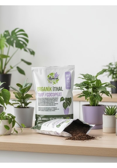 20 Litre Organik İthal Çok Amaçlı Bitki Toprağı - Çiçek, Sebze