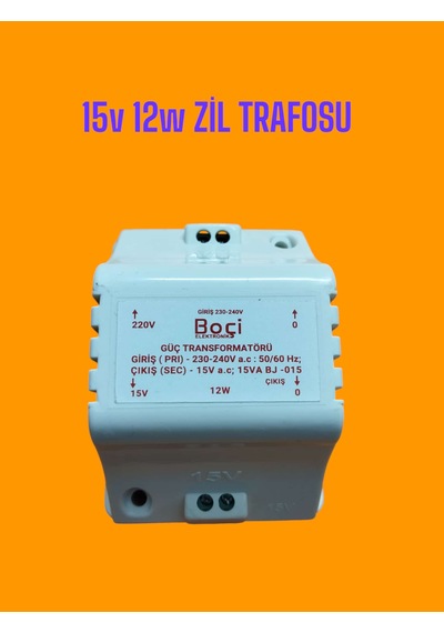 15v 12w Zil Transformatörü
