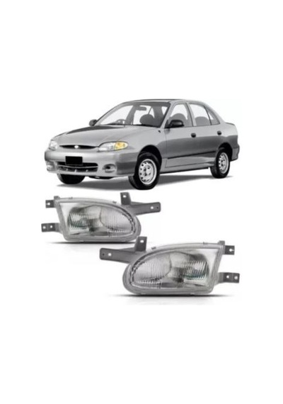 Hyundai Accent Sağ Sol Far Lambası Manuel 1998-1999